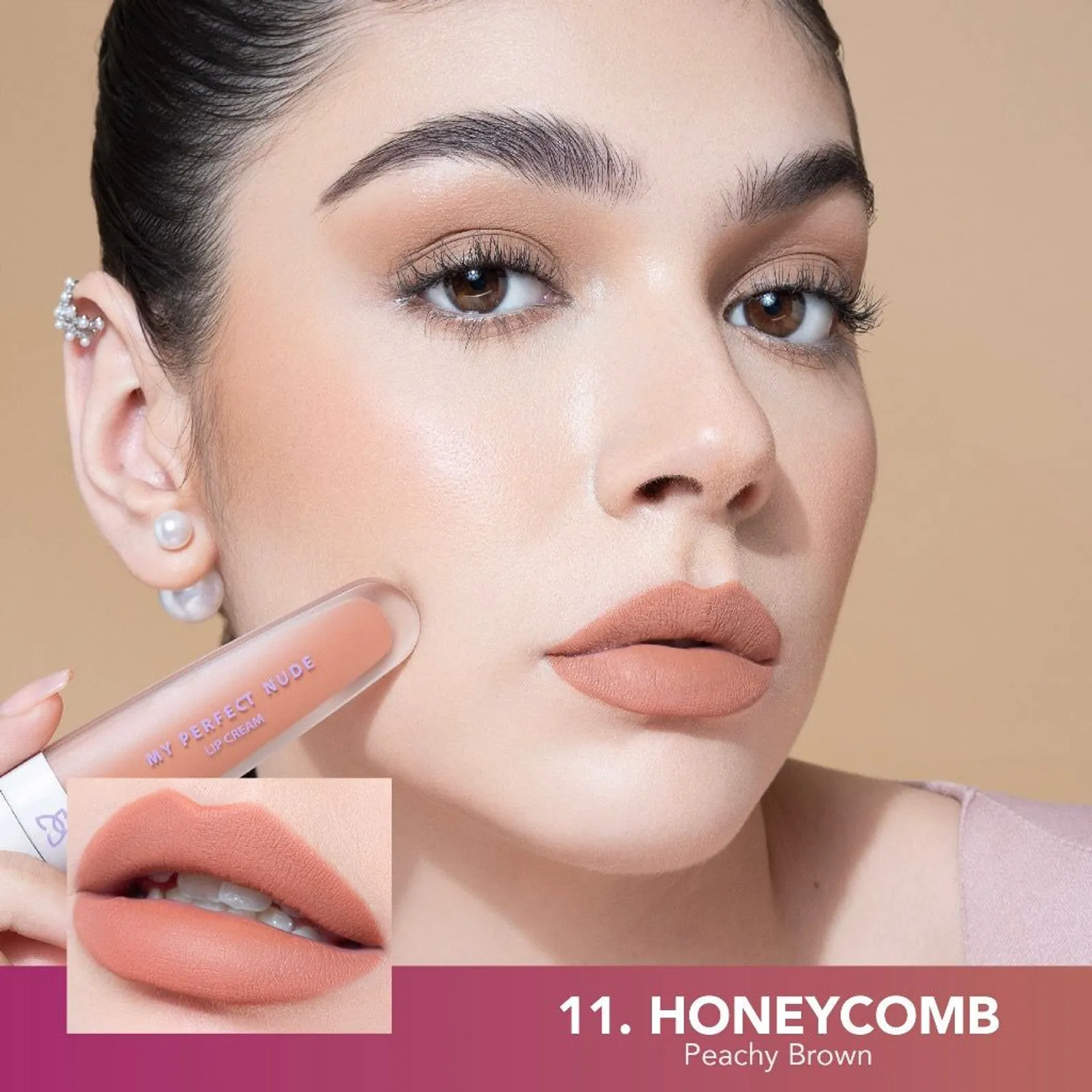 10 Rekomendasi Makeup Bernuansa Warna Peach Fuzz 