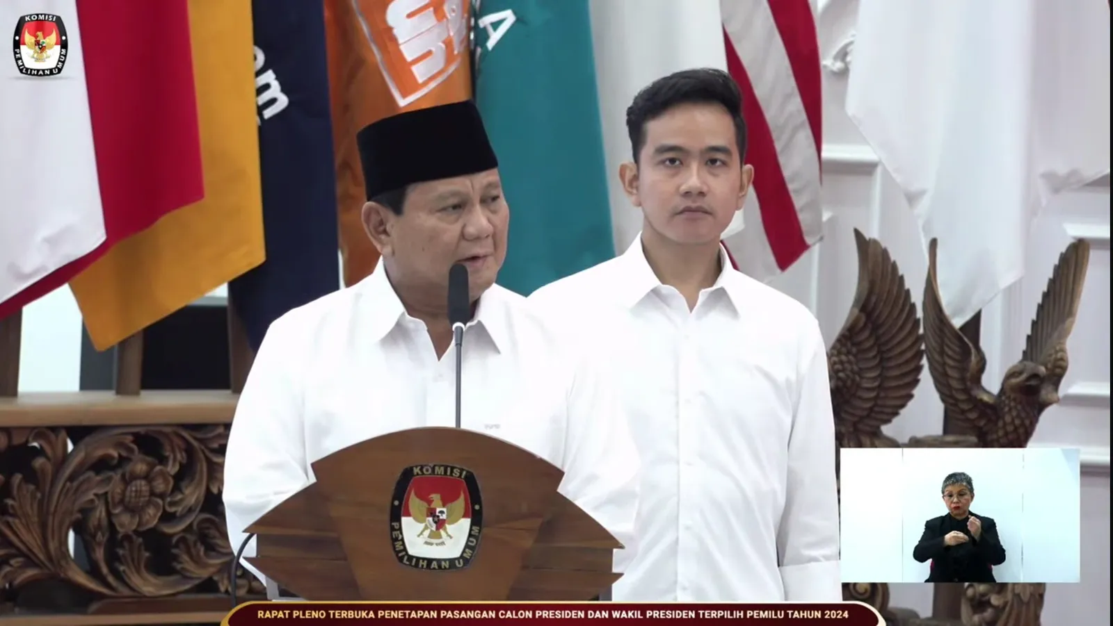 Sah! Prabowo-Gibran Ditetapkan Sebagai Presiden & Wapres RI Terpilih