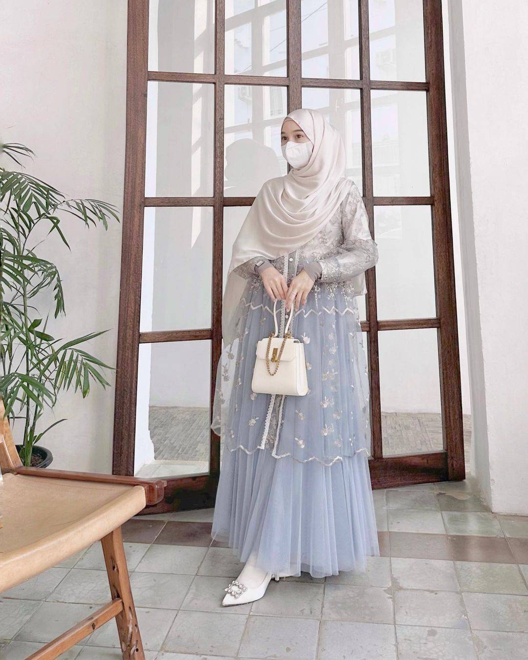 5 Model Jilbab Kebaya Menutup Dada