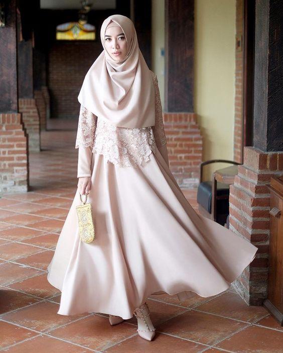 5 Model Jilbab Kebaya Menutup Dada