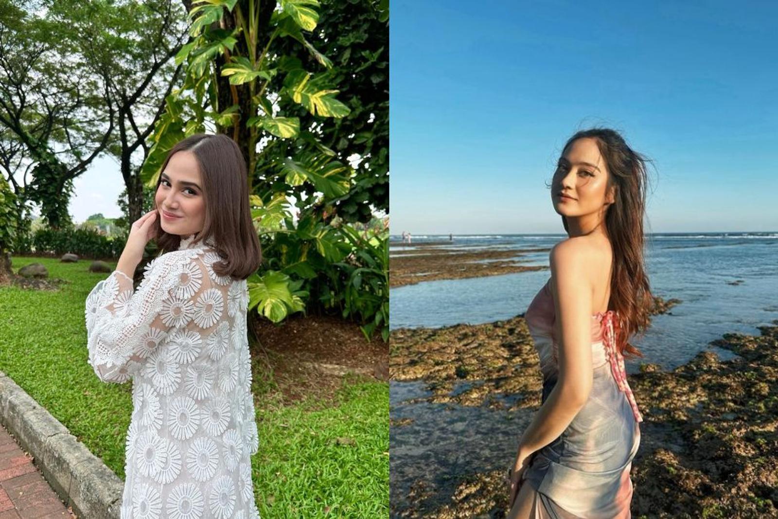 10 Adu Gaya Syifa Hadju dan Salshabilla Adriani, Stylish Mana?