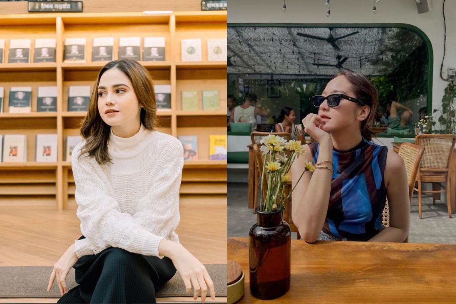 10 Adu Gaya Syifa Hadju dan Salshabilla Adriani, Stylish Mana?