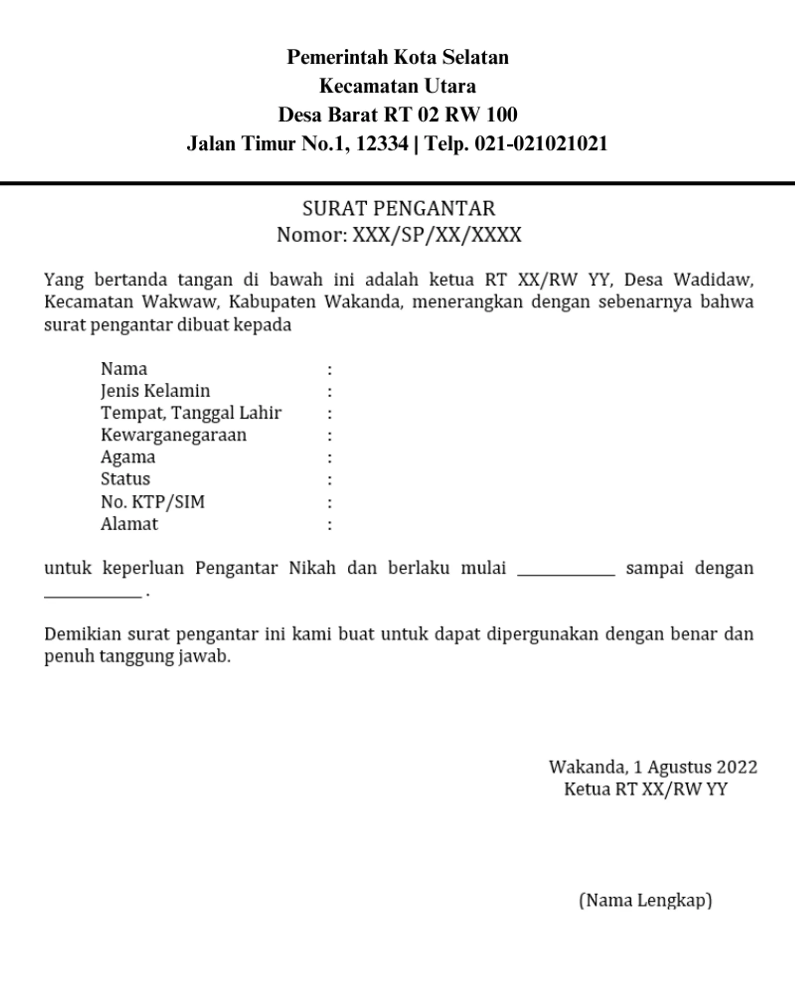 10 Contoh Surat Pengantar Dokumen: Lengkap dengan Syarat dan Formatnya