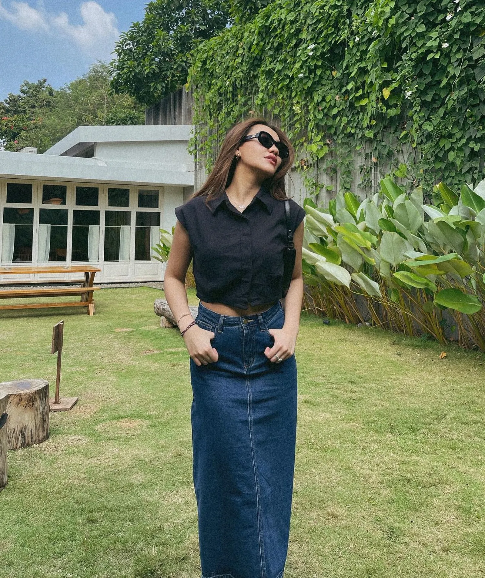 11 OOTD Casual a la Aaliyah Massaid,  Kelihatan Berkelas!