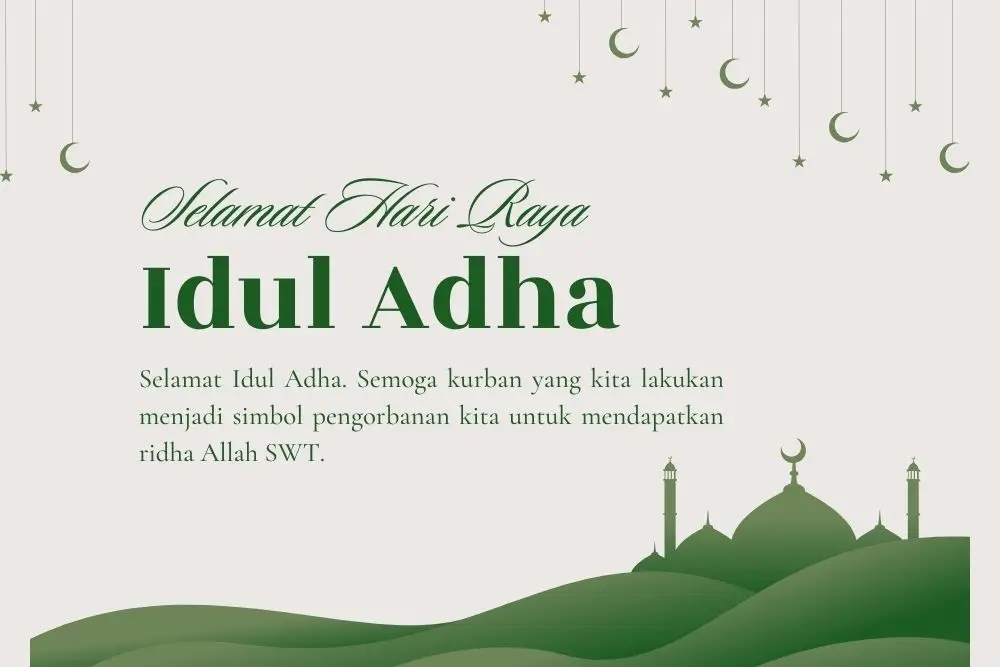 20 Ucapan Hari Raya Iduladha Lengkap dengan Gambar yang Menyentuh Hati