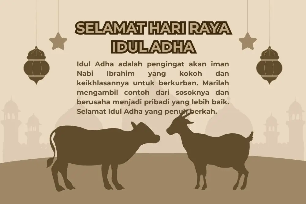 20 Ucapan Hari Raya Iduladha Lengkap dengan Gambar yang Menyentuh Hati