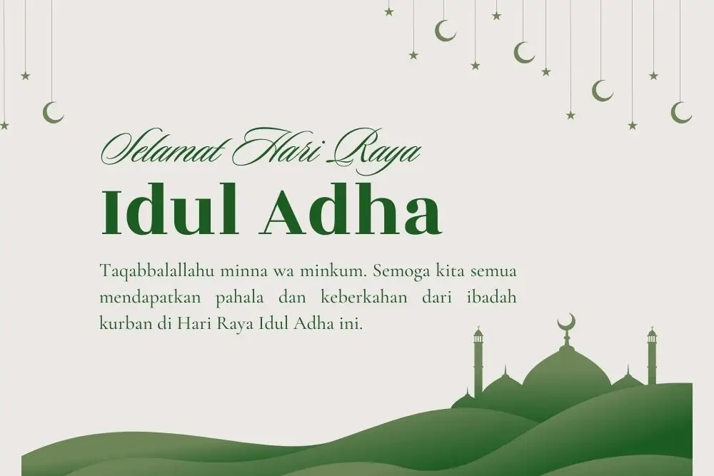 20 Ucapan Hari Raya Iduladha Lengkap dengan Gambar yang Menyentuh Hati