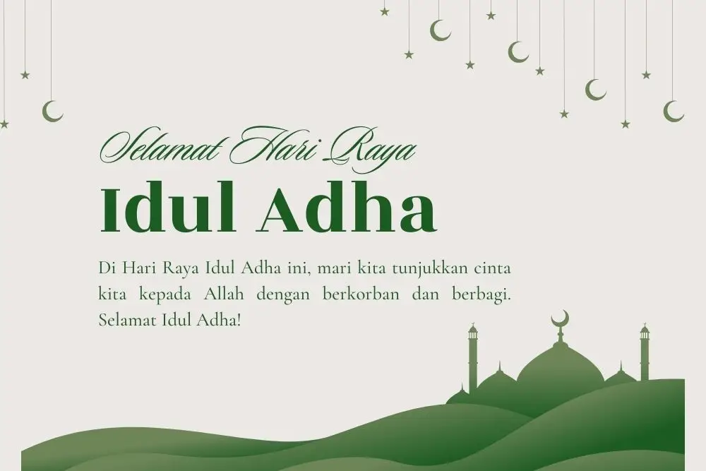 20 Ucapan Hari Raya Iduladha Lengkap dengan Gambar yang Menyentuh Hati