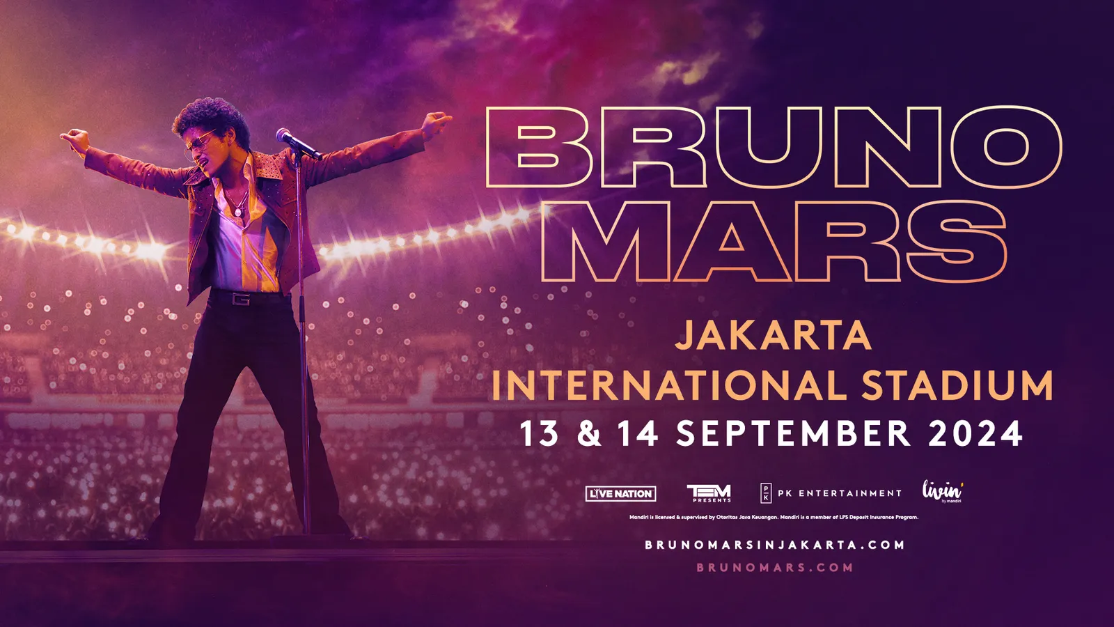 Sambangi Indonesia, Konser Bruno Mars Bakal Digelar di JIS Tahun ini
