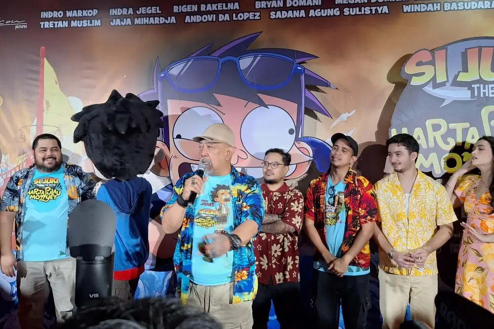 Keseruan 'Si Juki the Movie', Keluarga Ditto Percussion Bawakan OST