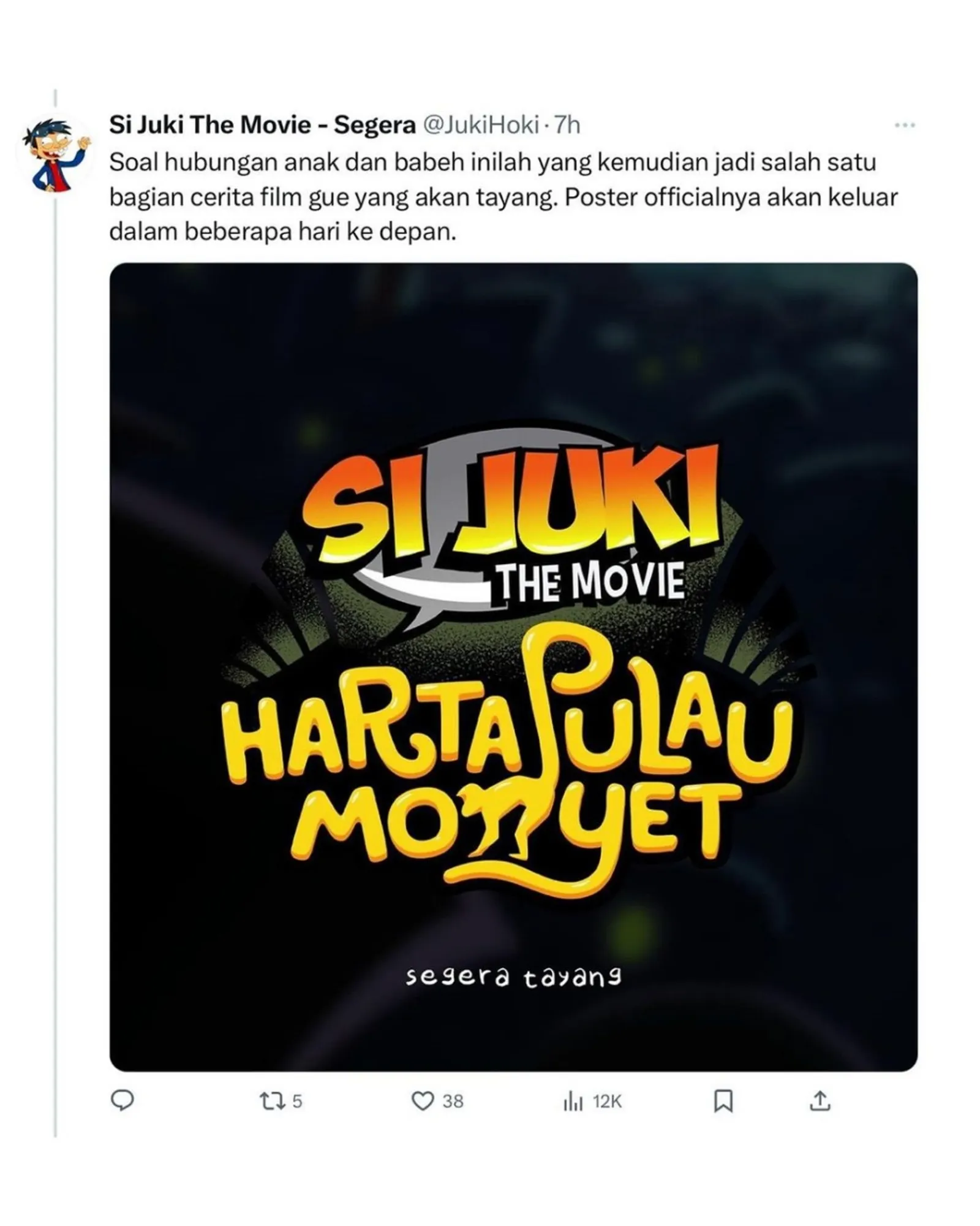 Alasan 'Si Juki the Movie: Harta Pulau Monyet' Wajib Ditonton