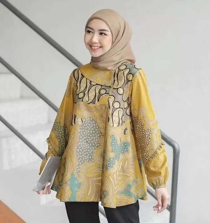 10 Model Baju Batik untuk Orang Gemuk agar Terlihat Langsing