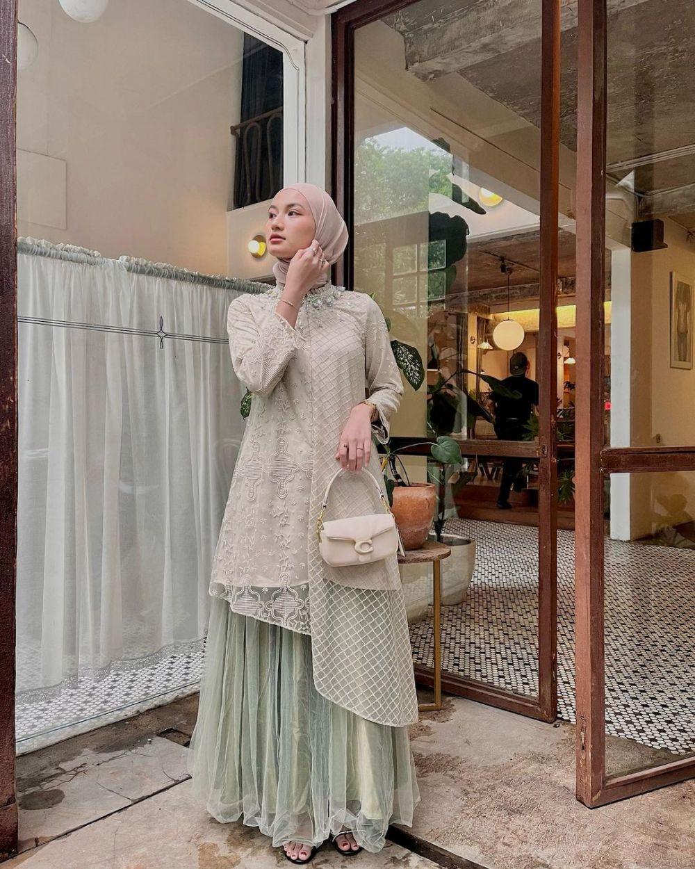 7 Inspirasi OOTD Rok Tutu Hijab Kondangan