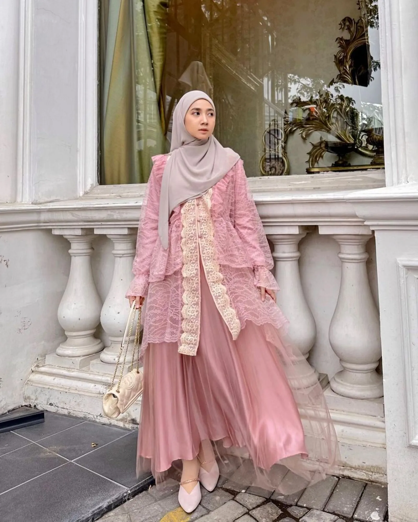 7 Inspirasi OOTD Rok Tutu Hijab Kondangan