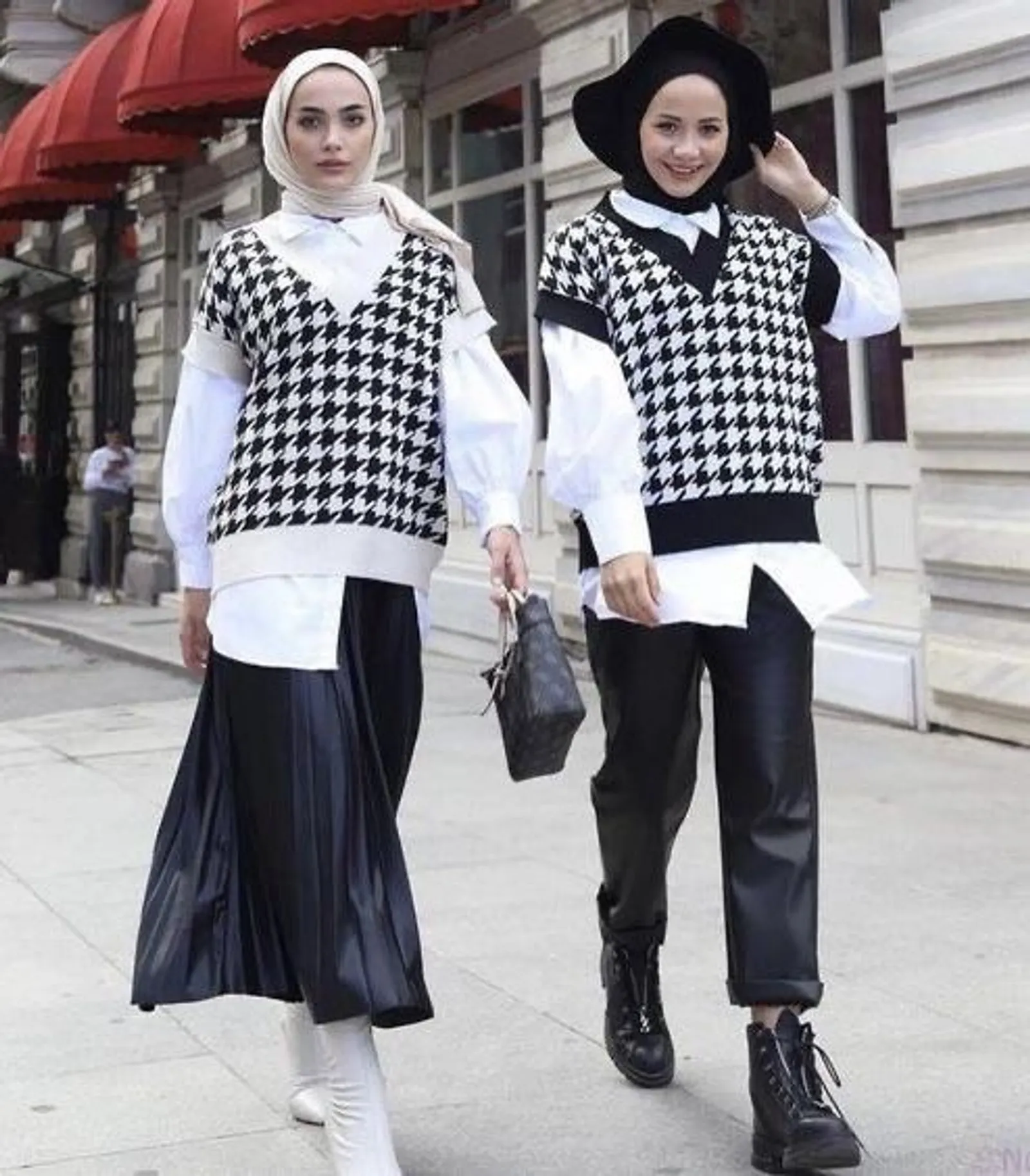 Rekomendasi Outfit Vest Hijab untuk Ngantor, Ikuti Mix and Match Ini!