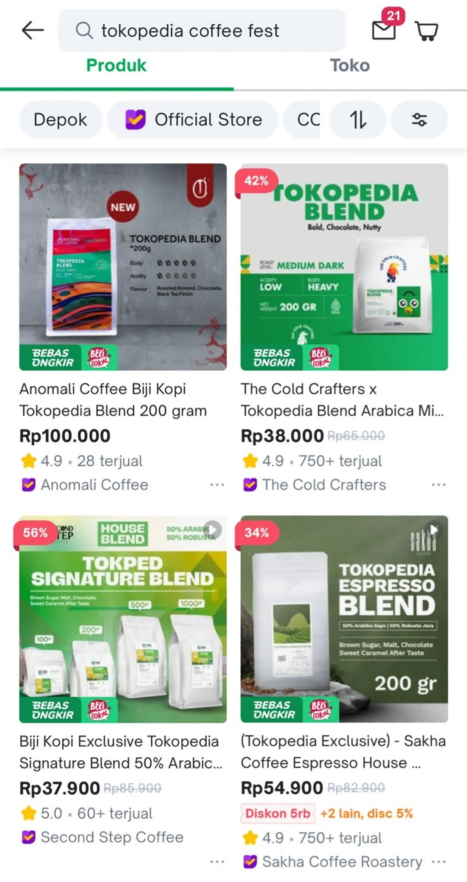 Tokopedia Coffee Fest, Rayakan Geliat Industri Kopi Lokal