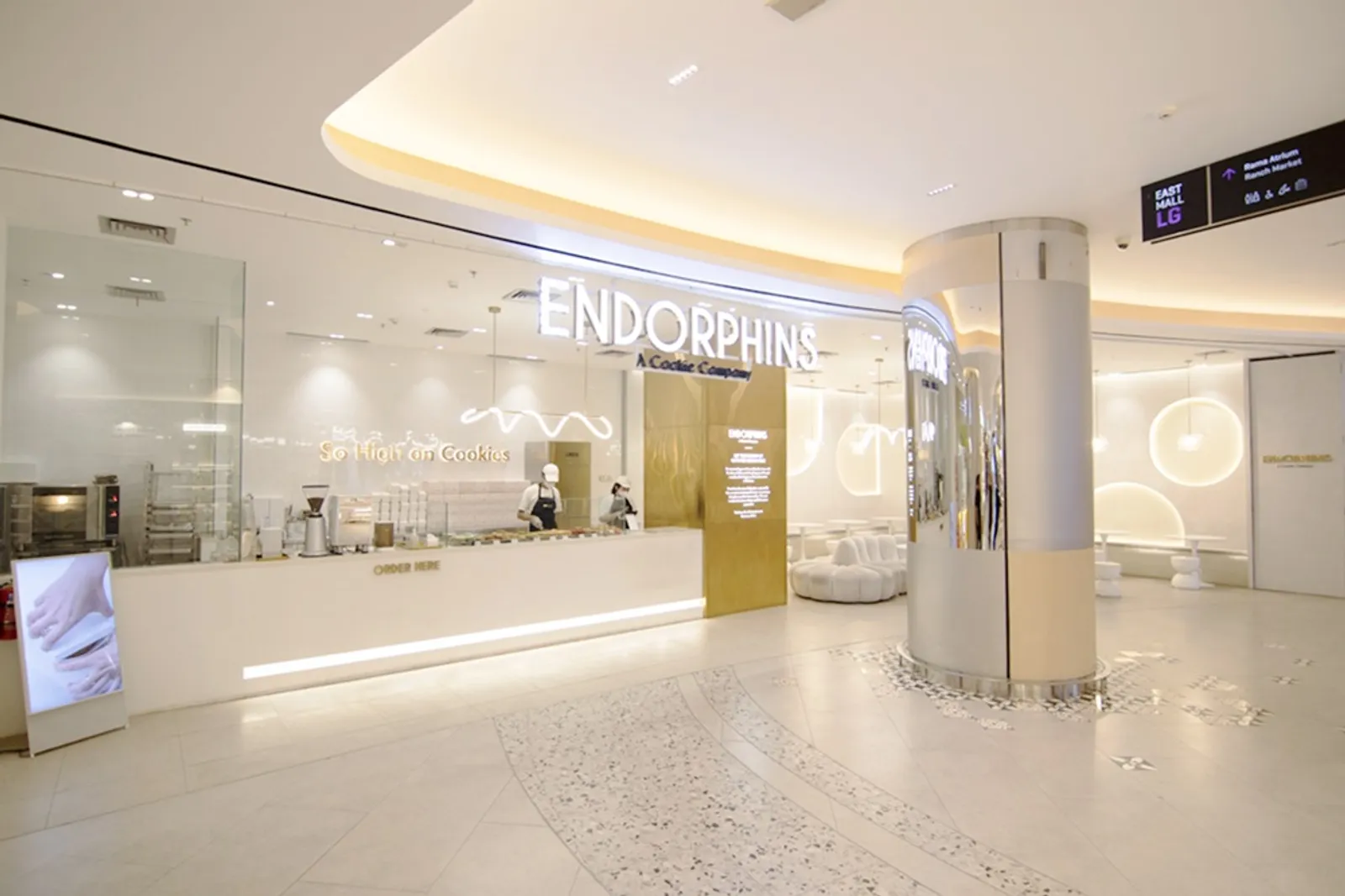 Endorphins Cookie, Hadirkan Store dengan Seating  Area yang Estetik