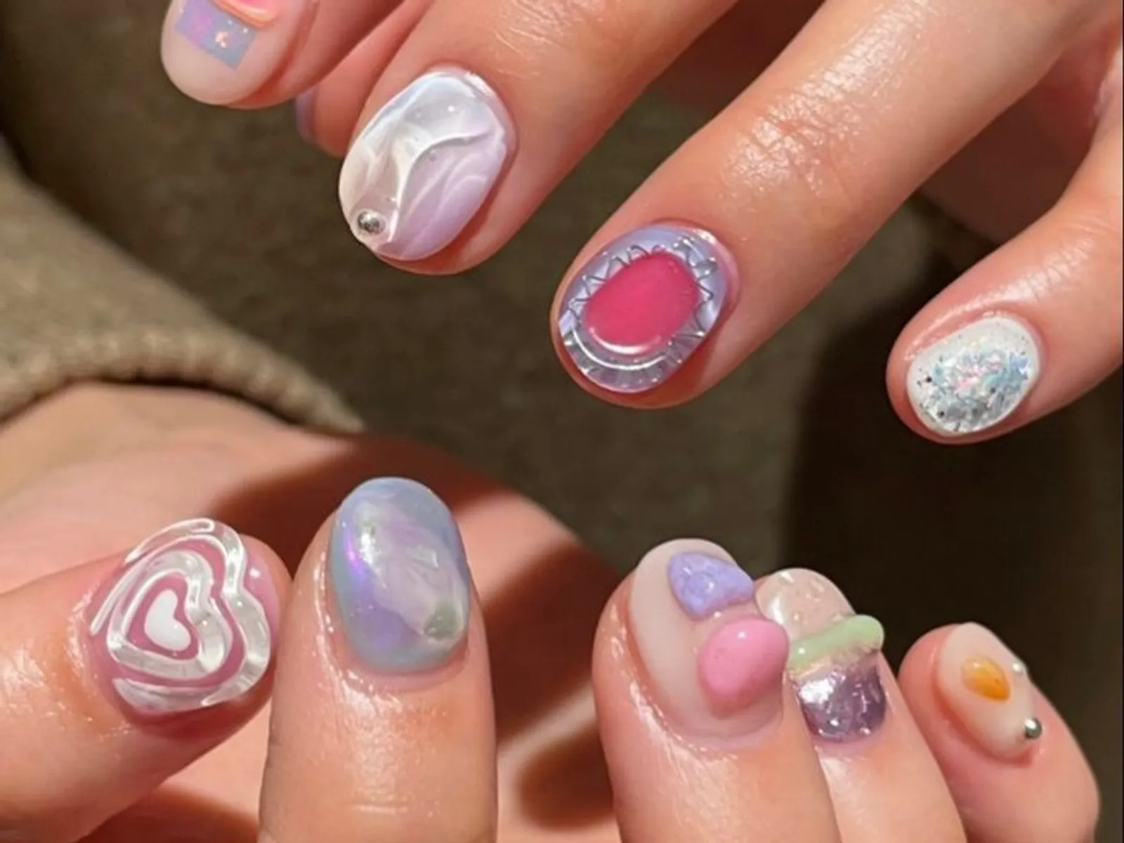 Inspirasi Nail Art 3D Lucu yang Bisa Kamu Tiru!