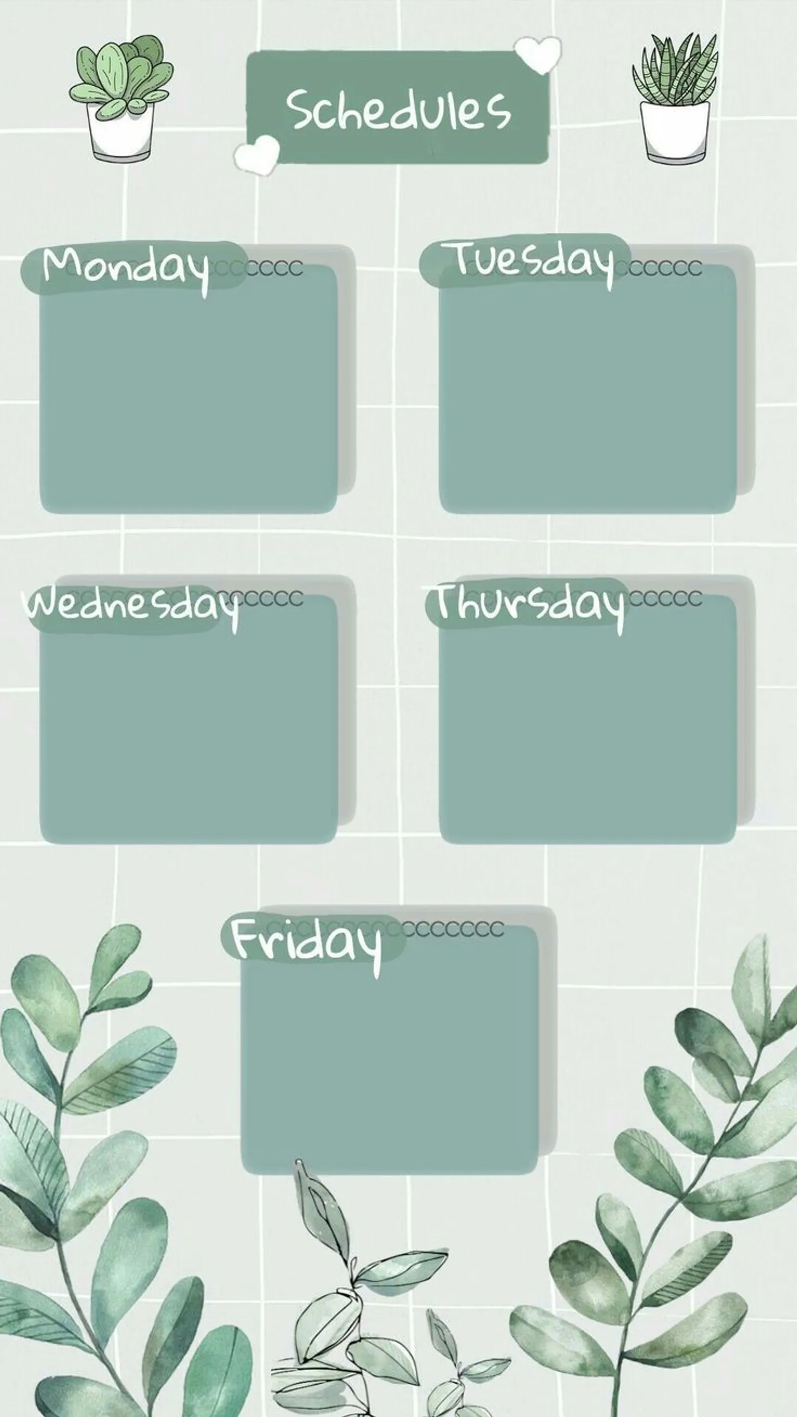 20 Lockscreen Jadwal Pelajaran Kosong yang Bagus dan Keren