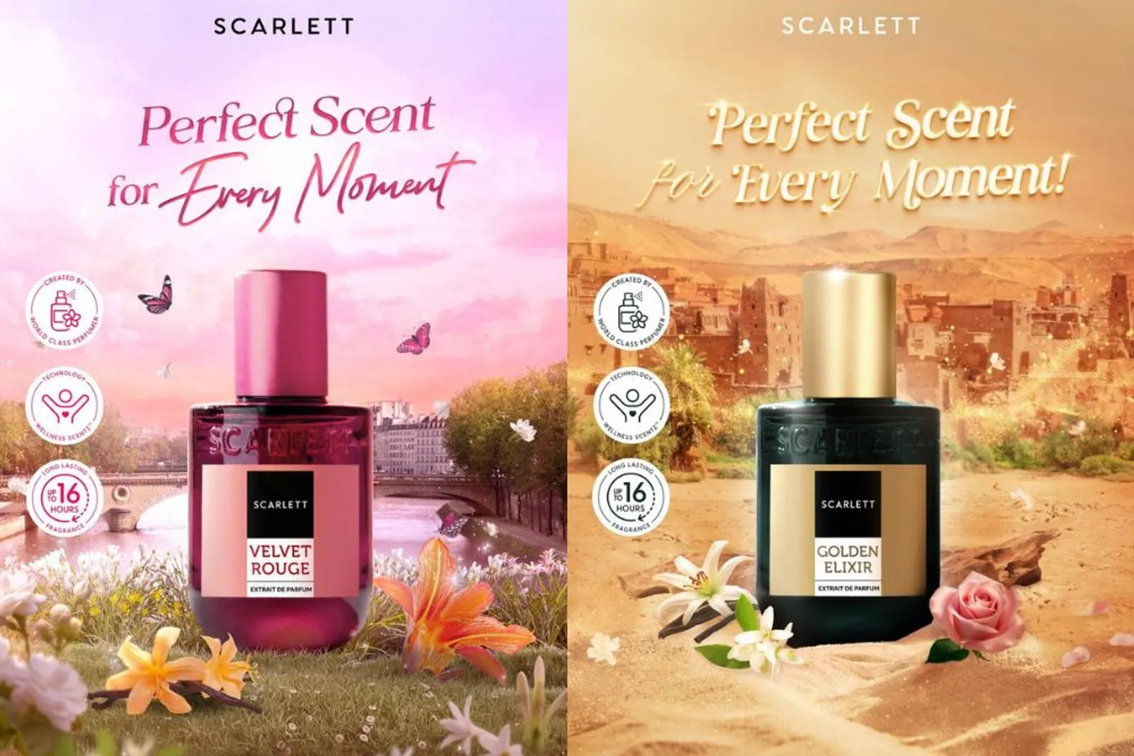 Mewah & Romantis, Scarlett Luncurkan Dua Varian Parfum Terbaru 