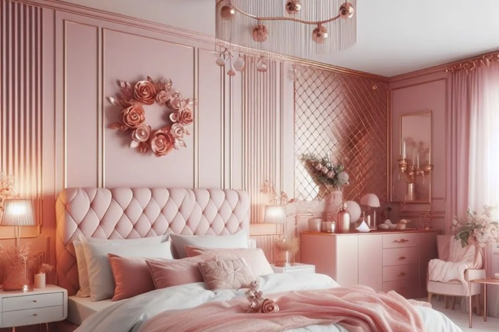 6 Desain Kamar Pink Aesthetic yang Cantik