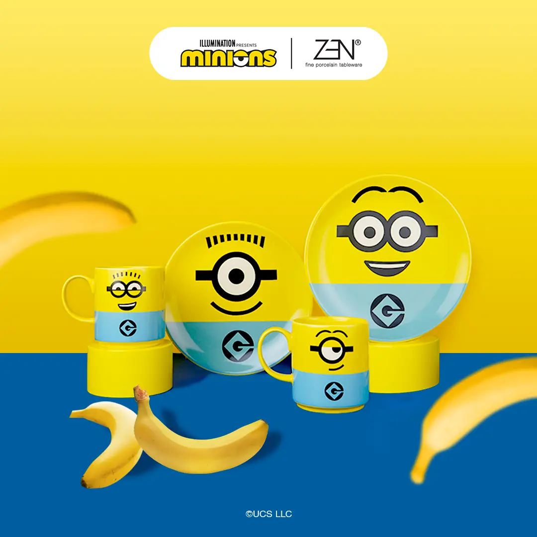 Kolaborasi dengan Minions, ZEN Tableware Rilis Piranti Makan yang Lucu