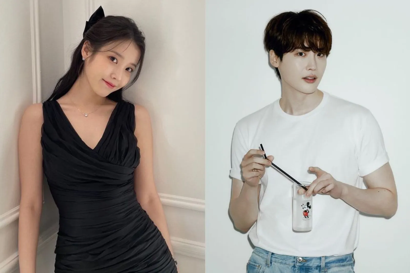 Terlihat Nggak Liburan Bareng, IU dan Lee Jong Suk Dirumorkan Putus