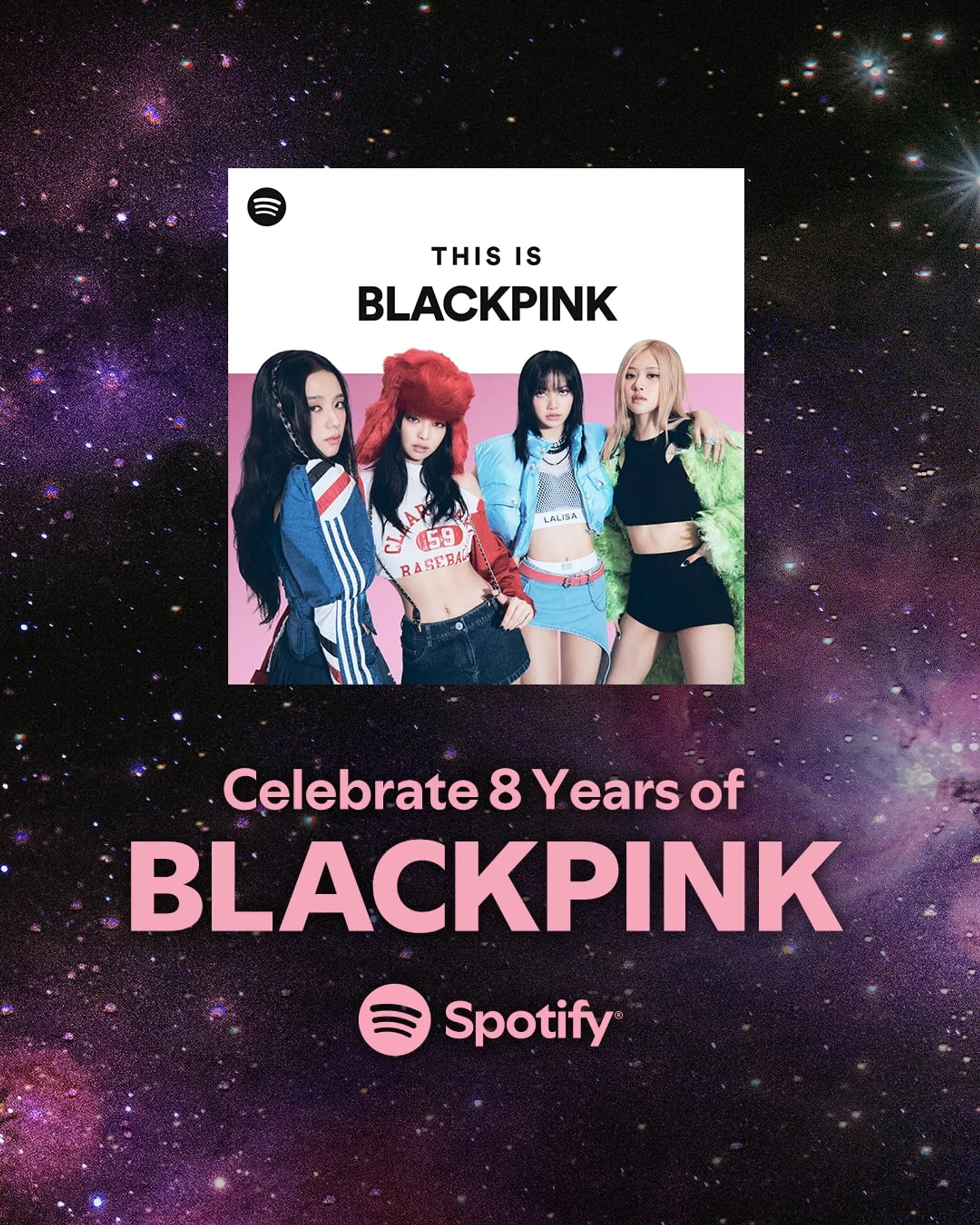 BLACKPINK Gandeng Spotify untuk Merayakan #8YearswithBLACKPINK