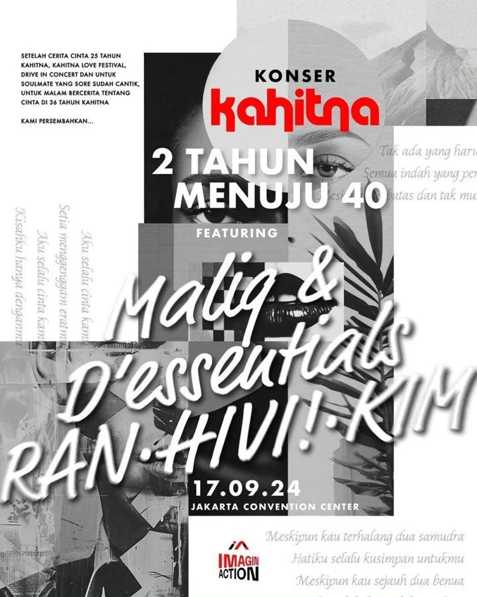 Harga Tiket 'Konser Kahitna 2 Tahun Menuju 40', Mulai Rp1 Juta