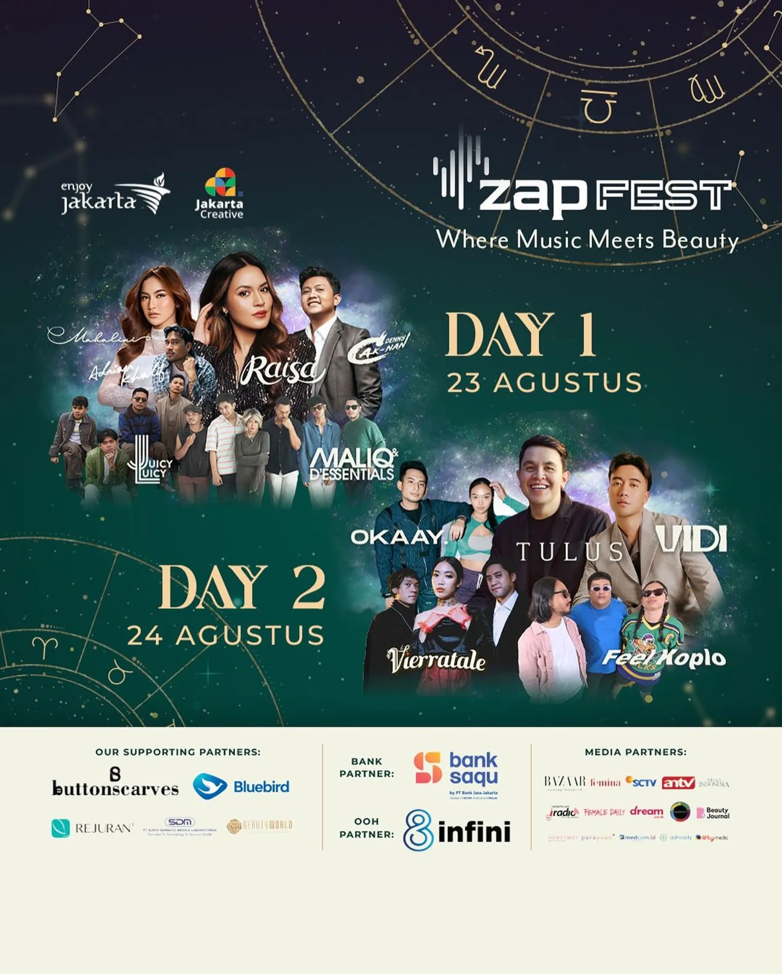 Rayakan Anniversary ke-15, ZAP Gelar Festival Musik Eksklusif 