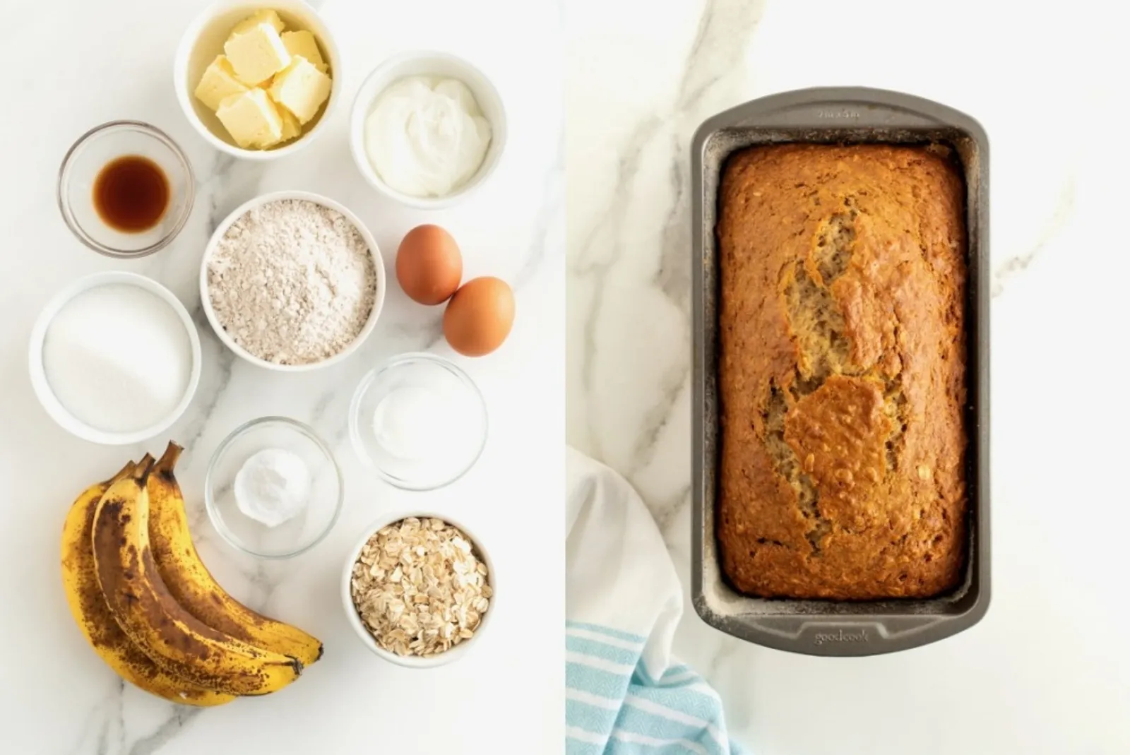 Resep Roti Tawar Banana Oats tanpa Tepung Terigu, Manis dan Bergizi