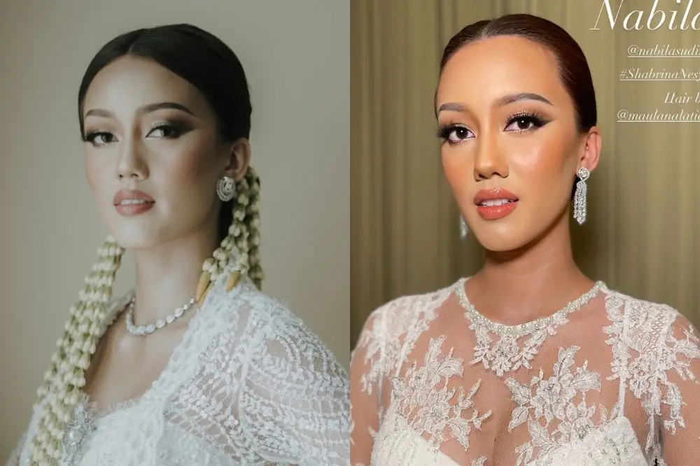 Gaya Makeup Nabila Sudiro, Menawan di Hari Pernikahan