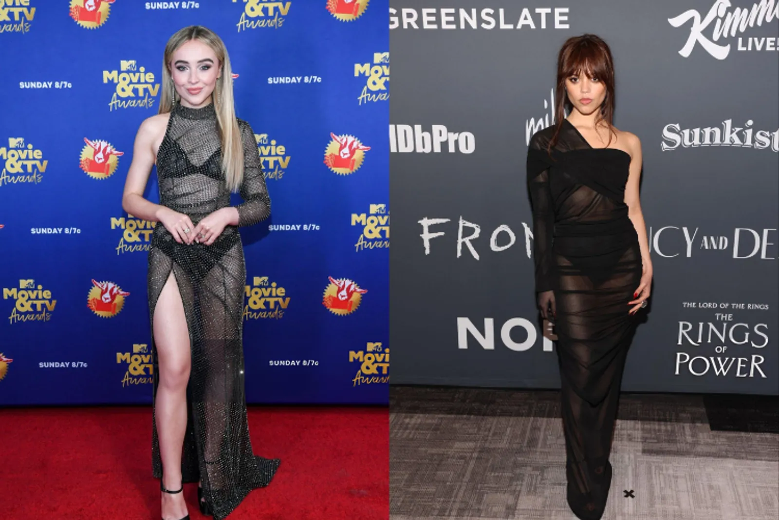 Adu Gaya Sabrina Carpenter vs Jenna Ortega, Karpet Merah Hingga Film