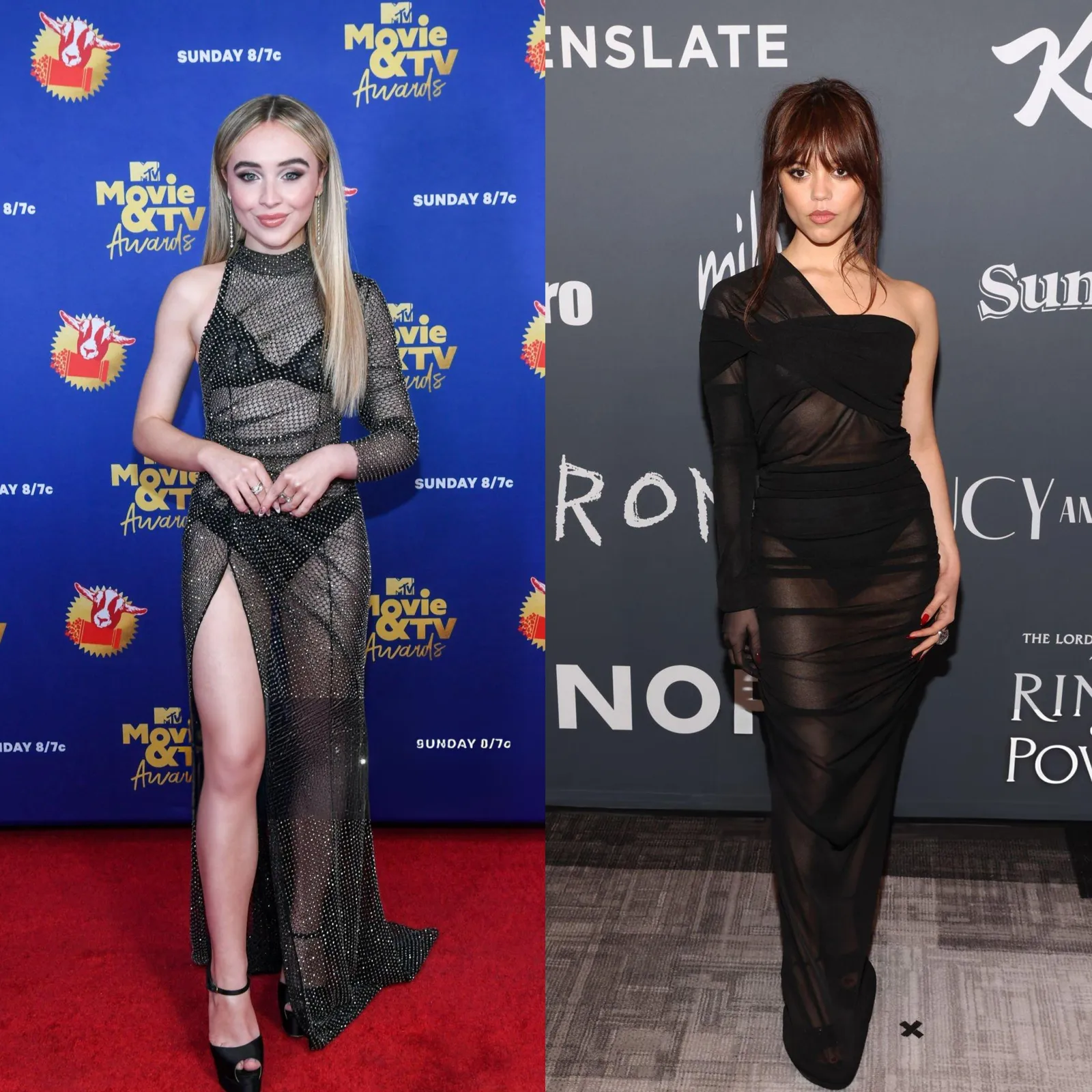 Adu Gaya Sabrina Carpenter vs Jenna Ortega, Karpet Merah Hingga Film