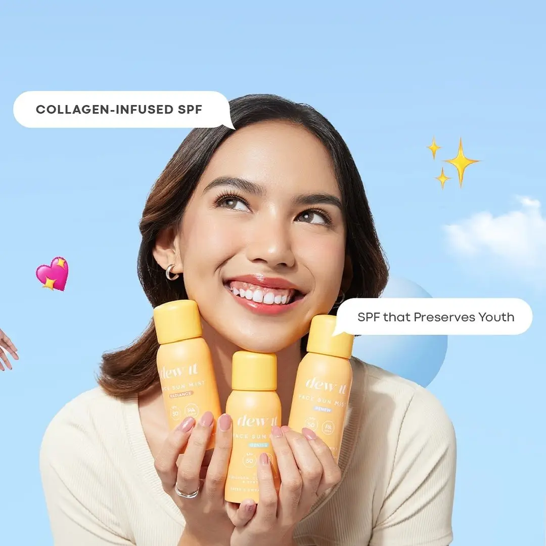 Punya Kandungan Collagen, Dew It Hadirkan Inovasi Sunscreen Terbaru