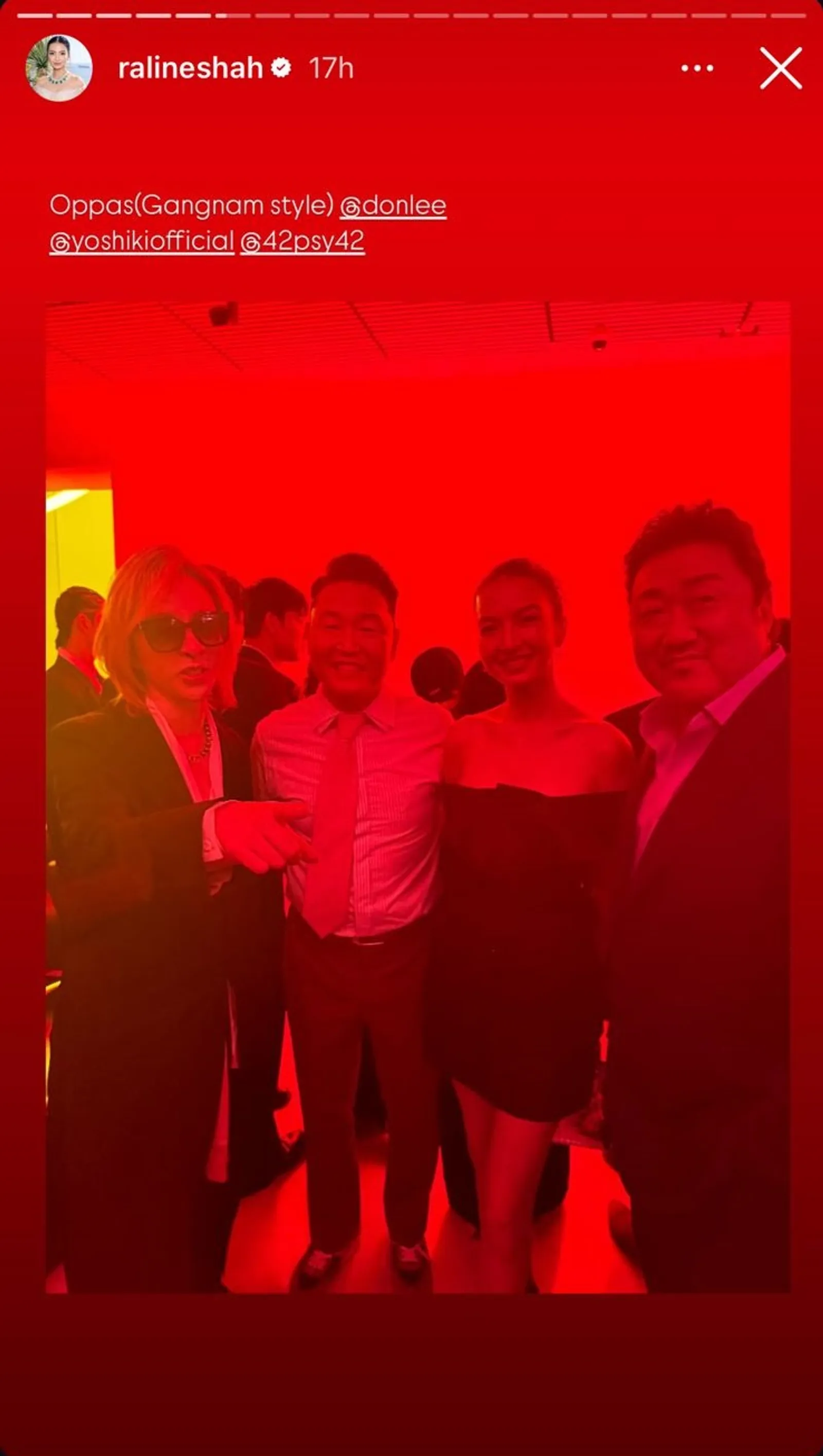 Hadiri CJ Night, Raline Shah Foto Bareng Banyak Artis Korea