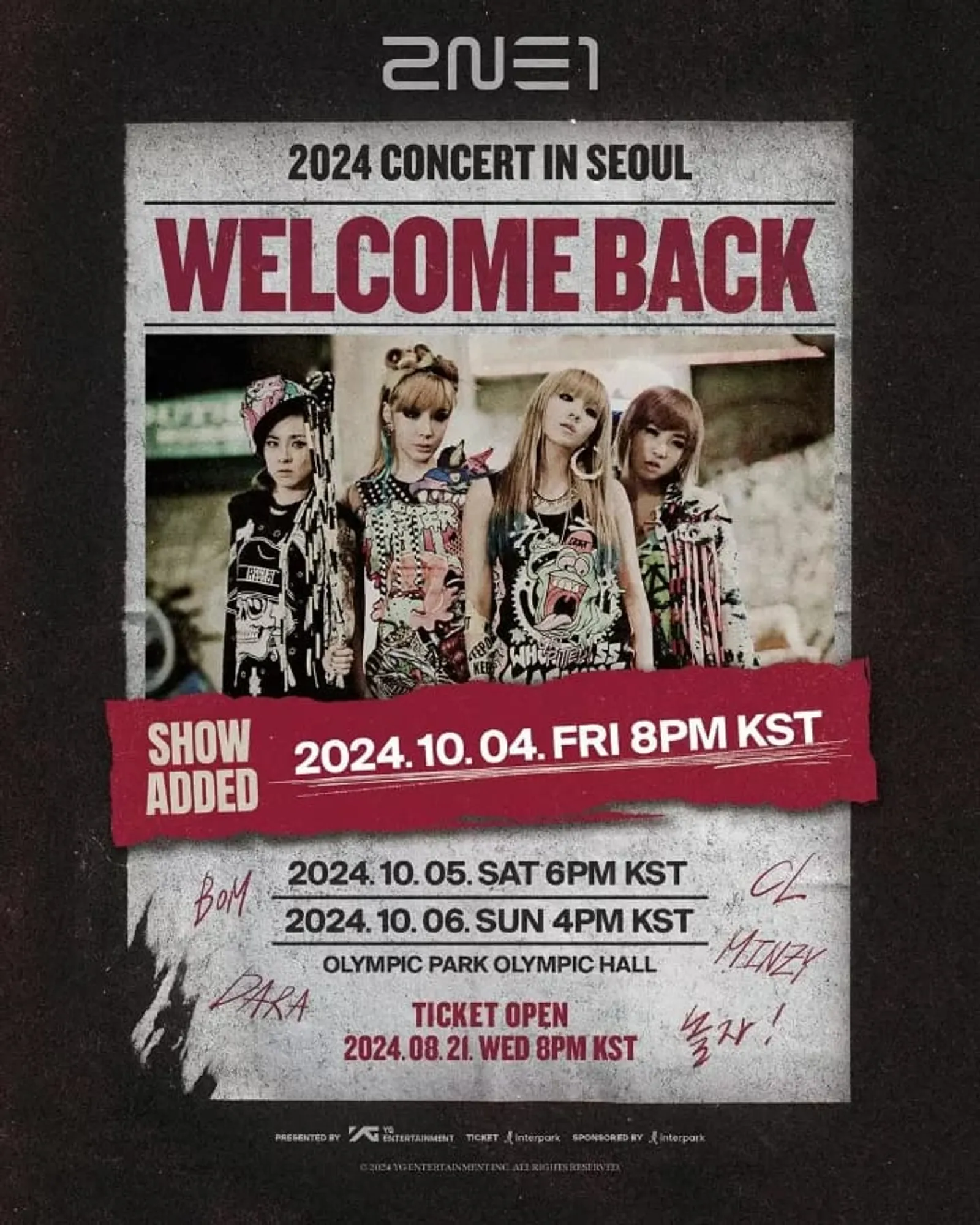 Welcome Back! 2NE1 Siap Konser di Jakarta Pada 23 November