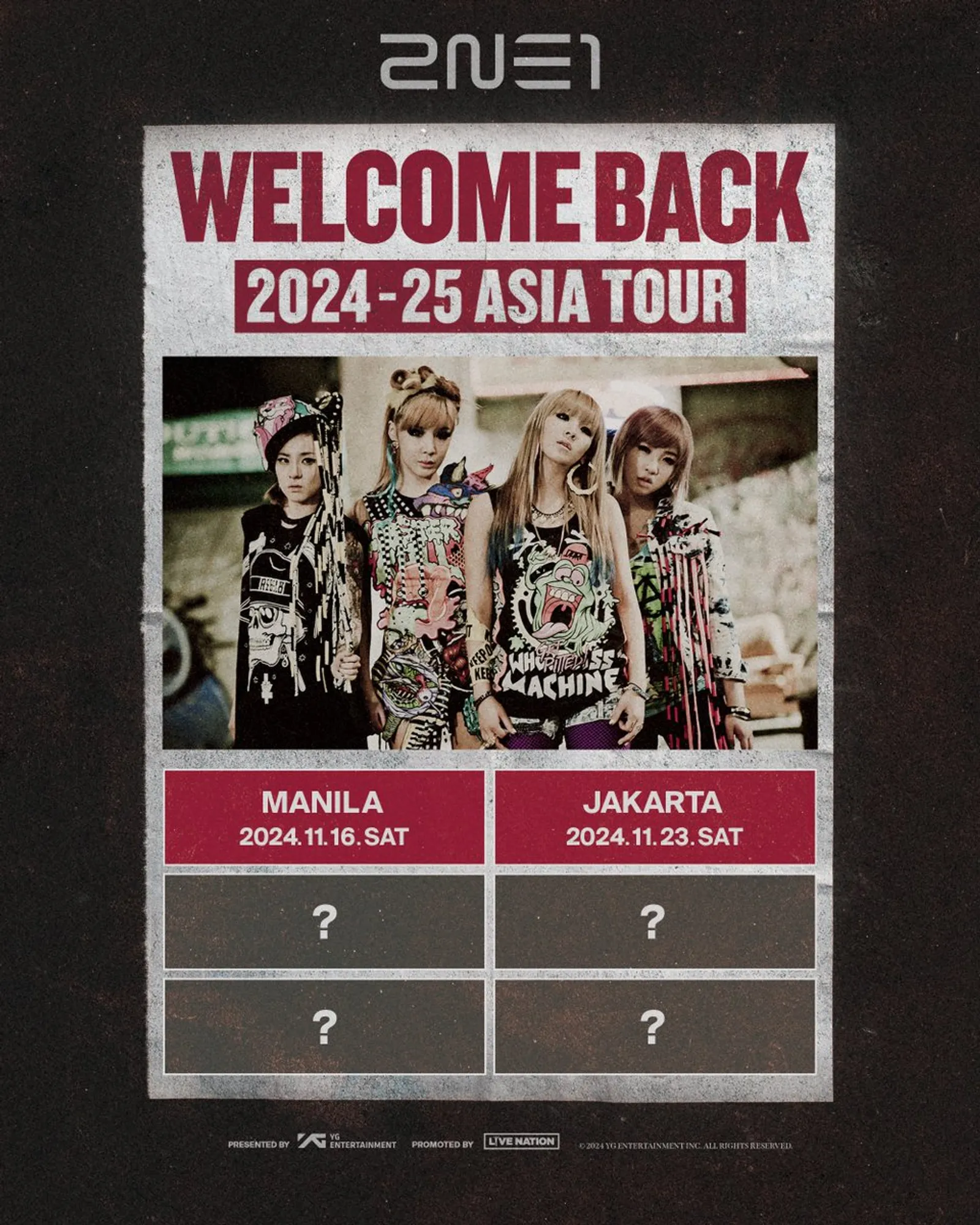 Welcome Back! 2NE1 Siap Konser di Jakarta Pada 23 November