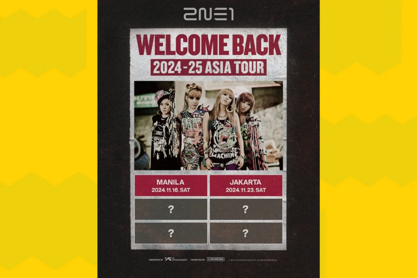 Welcome Back! 2NE1 Siap Konser di Jakarta Pada 23 November