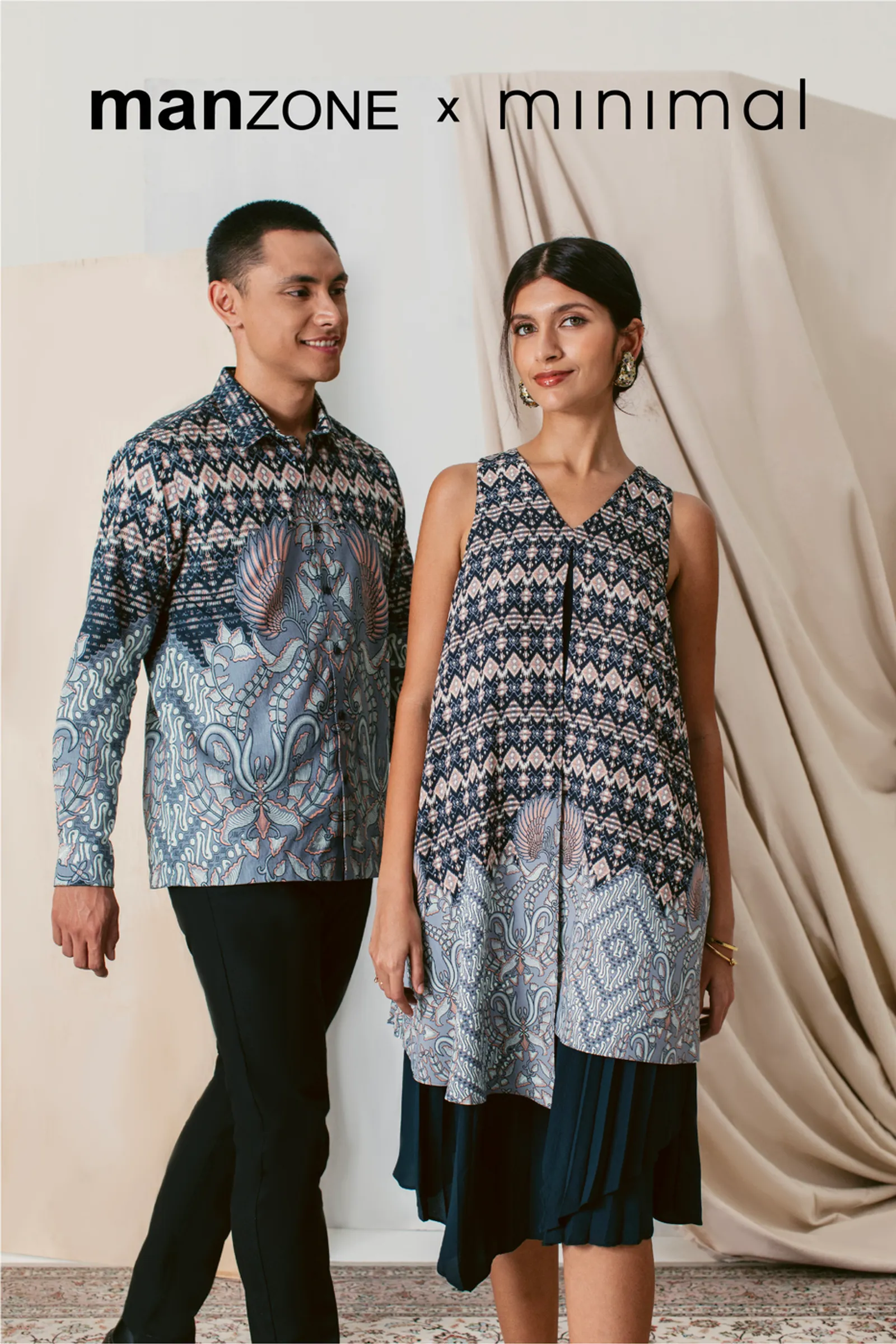 Rayakan Hari Batik Nasional dengan Koleksi Minimal x Manzone