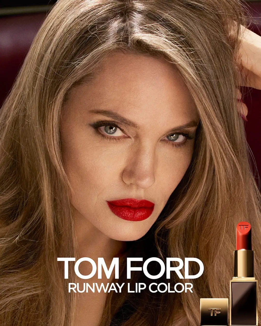 Gandeng Angelina Jolie, Tom Ford Hadirkan Runway Lip Color Terbaru 