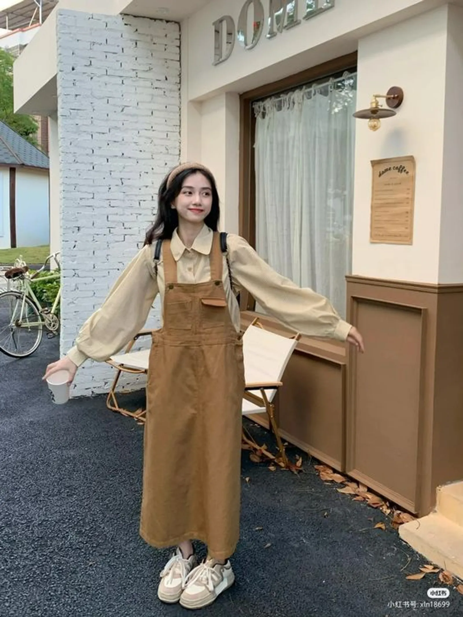 5 Ide OOTD Overall Rok Cargo A La Korean Look