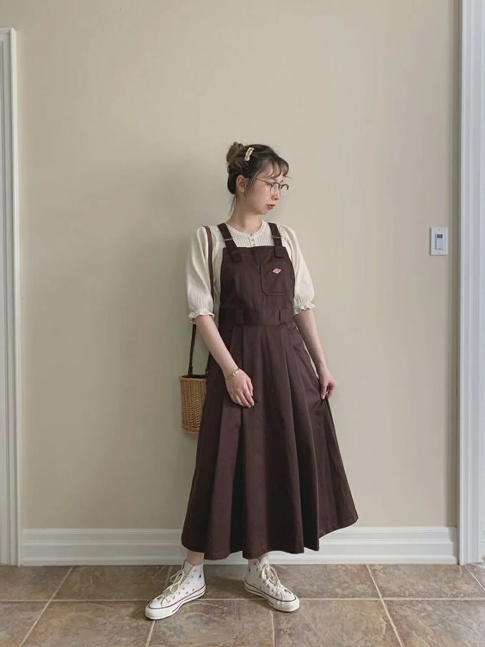 5 Ide OOTD Overall Rok Cargo A La Korean Look