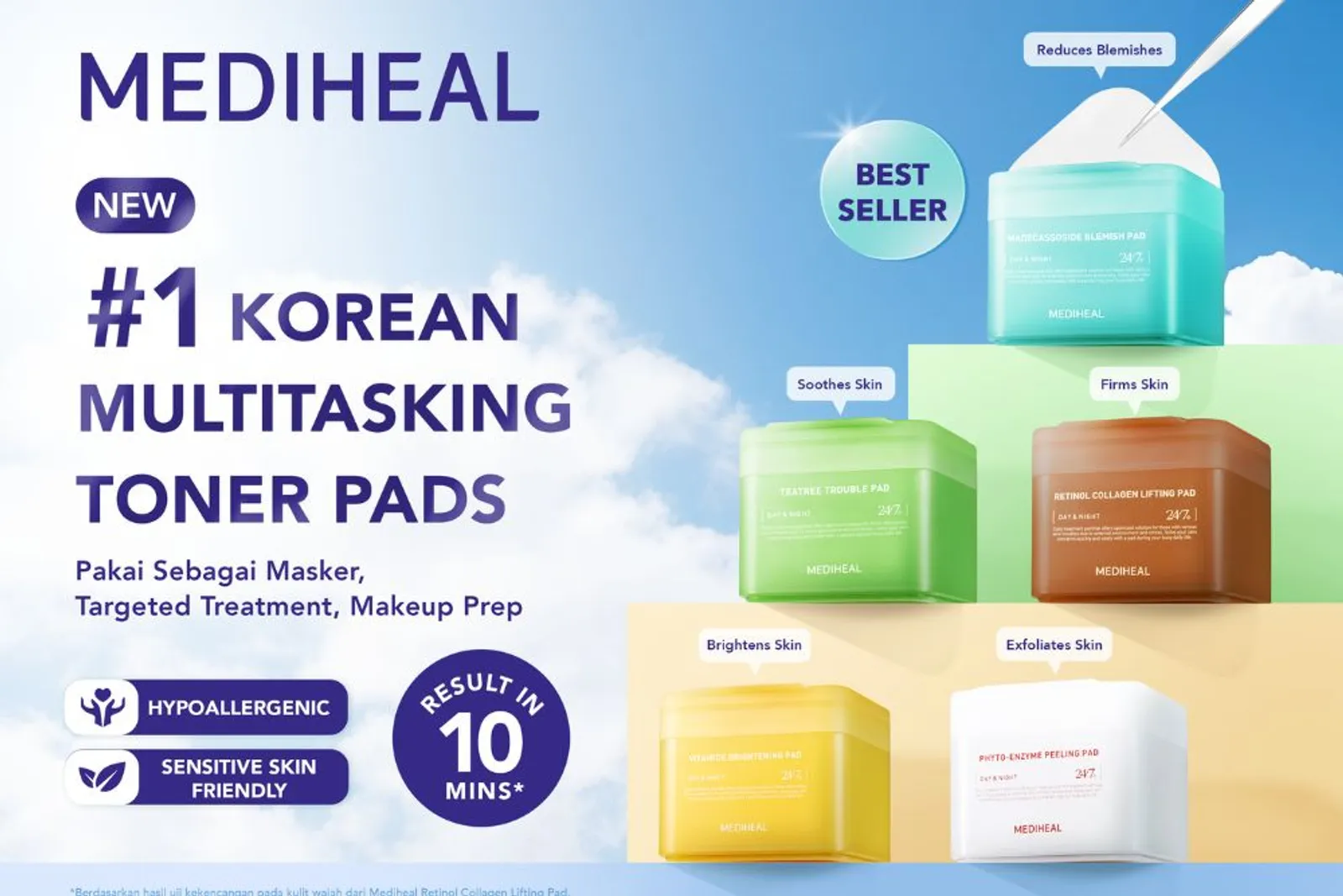 Mediheal Toner Pads, Skincare Multifungsi yang Wajib Kamu Punya 