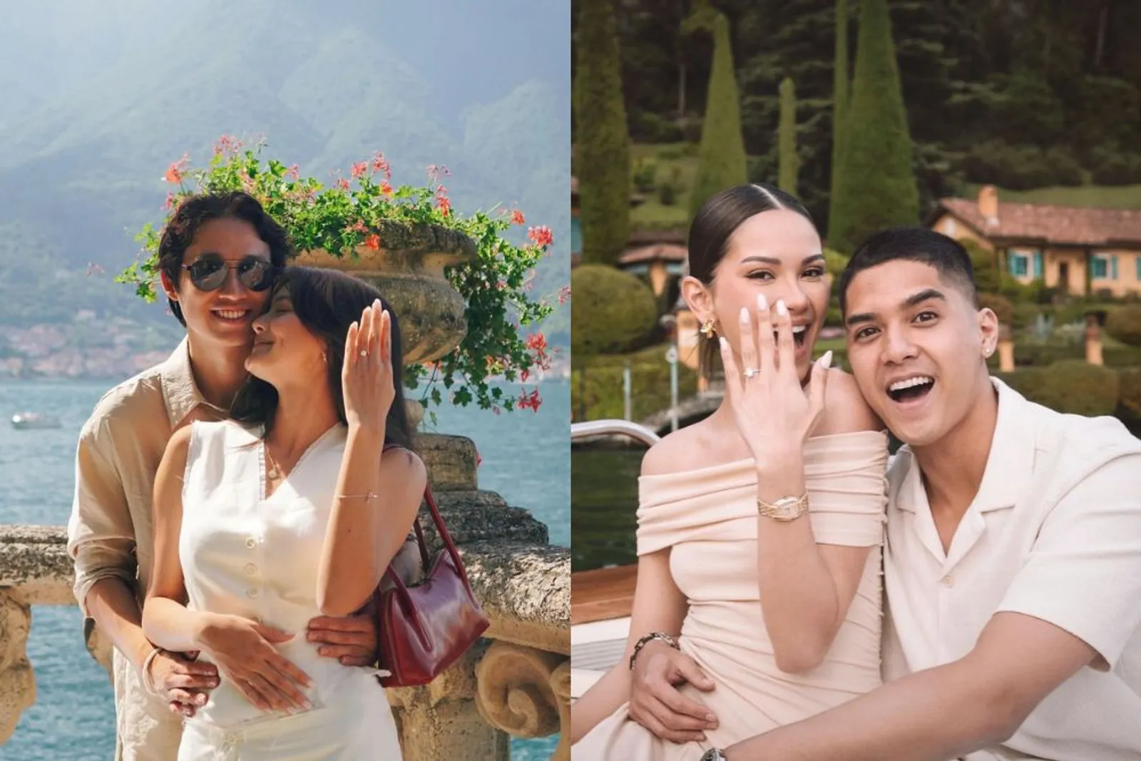 5 Pasangan Artis Indonesia Liburan di Lake Como, Ada yang Dilamar!