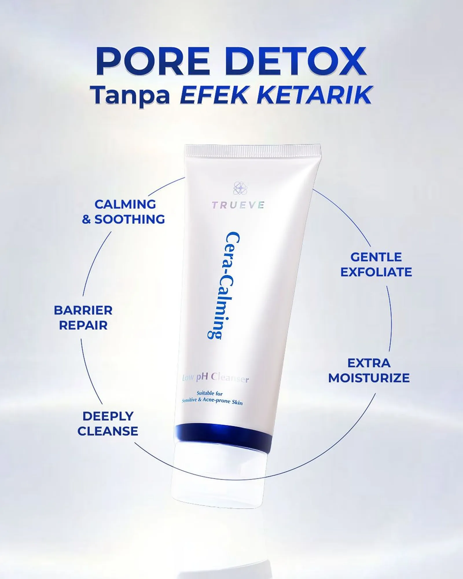 Sensasi Face Wash Tanpa Efek Ketarik, Ini Produk Terbaru Trueve