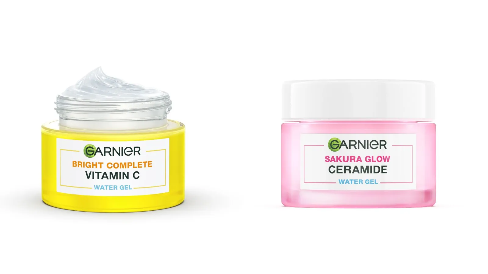 Review: GARNIER Water Gel Moisturizer Bright Complete vs Sakura Glow