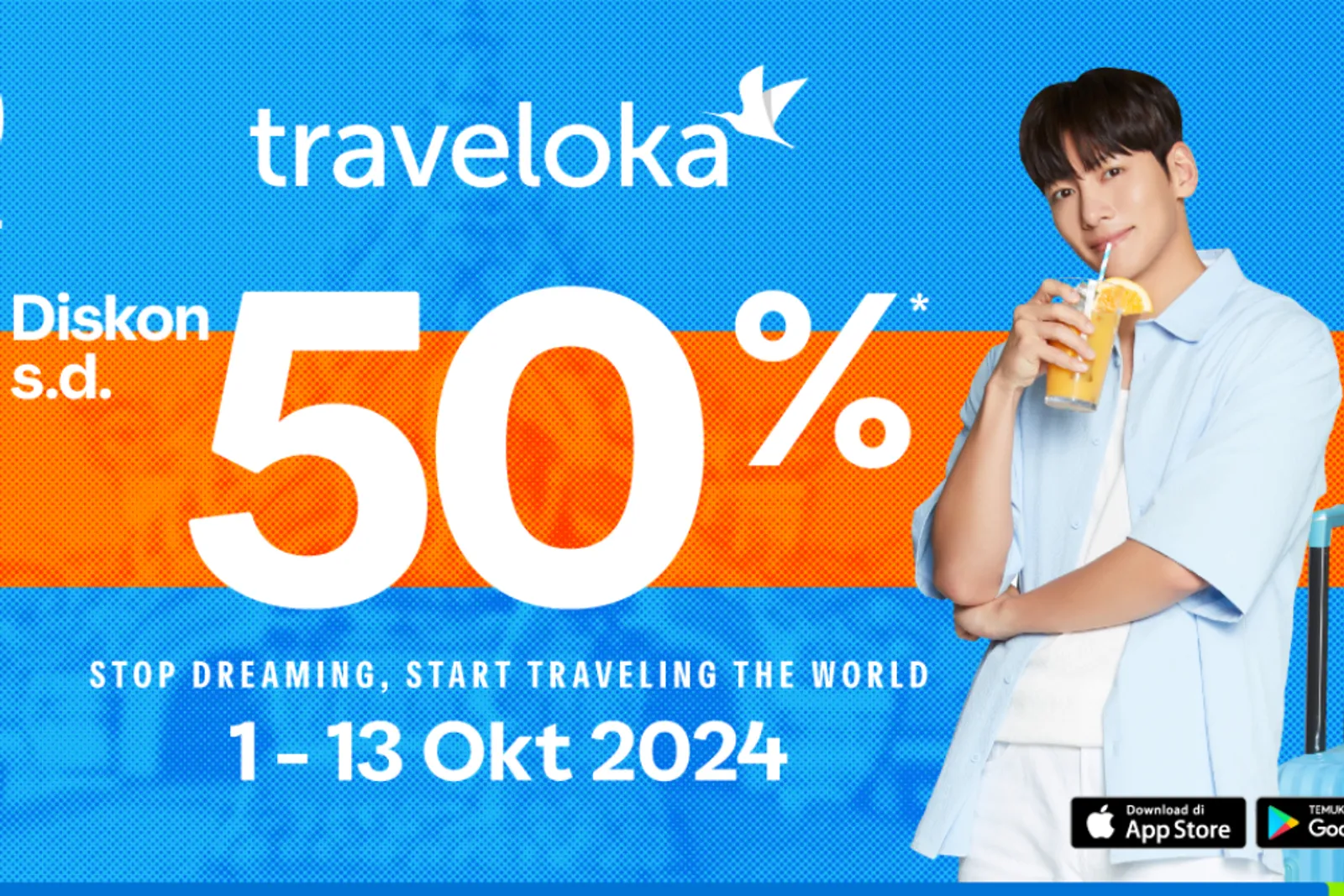 Liburan Akhir Tahun Makin Hemat dengan Traveloka 10.10 Travel Fest