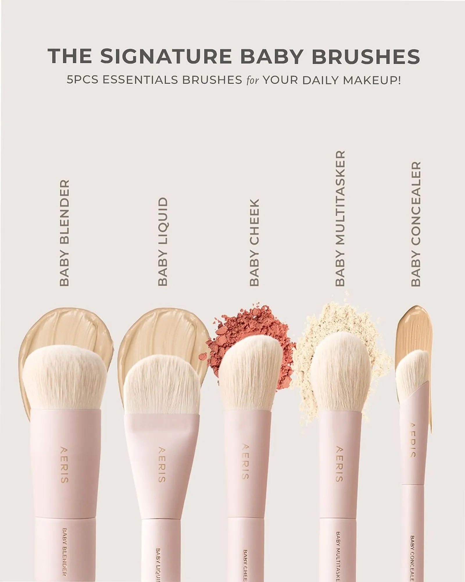 Usung Konsep Flower-Powered Beauty, Aeris Luncurkan Koleksi Brush Baru