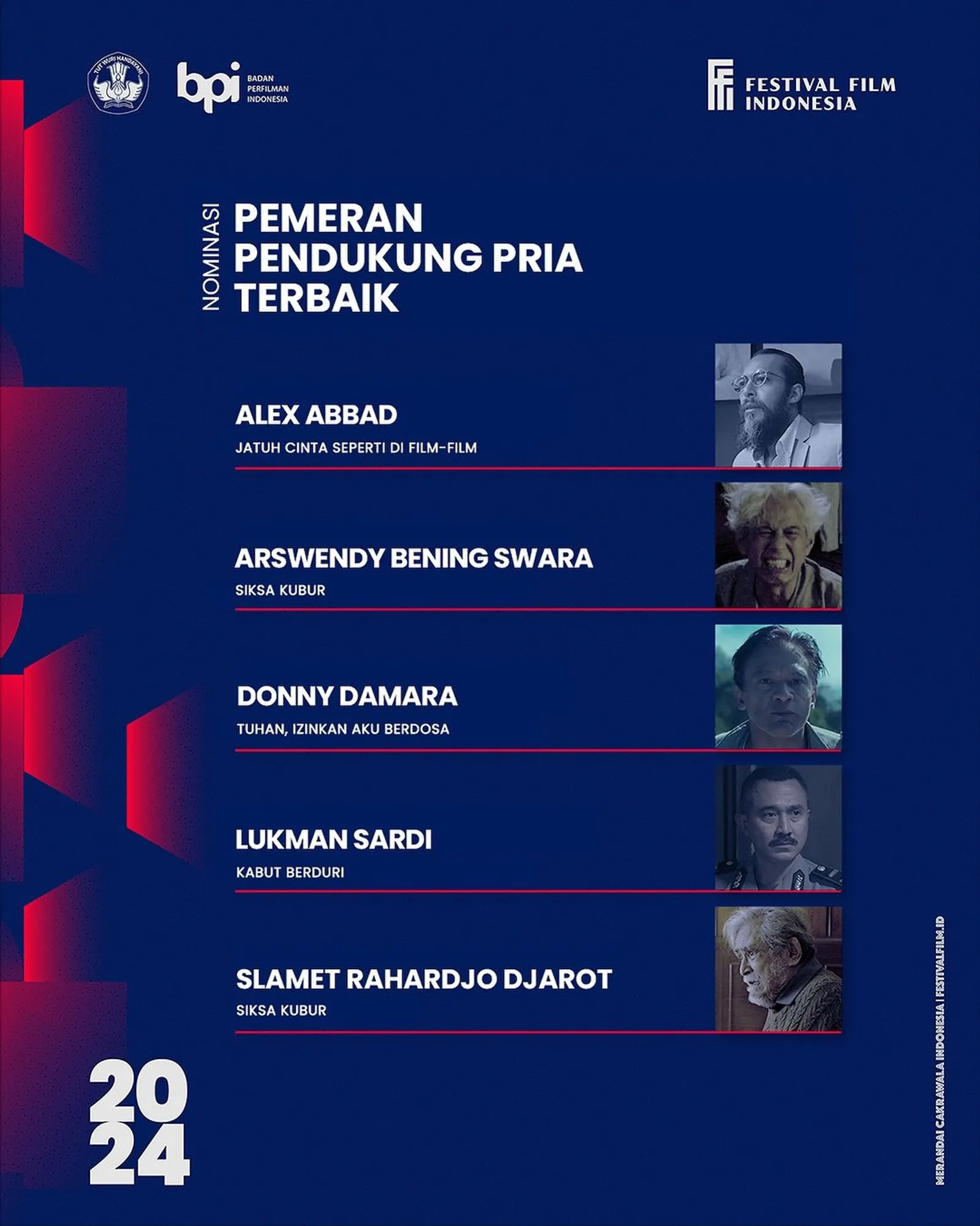 Nominasi Festival Film Indonesia 2024, Ada Jagoanmu?